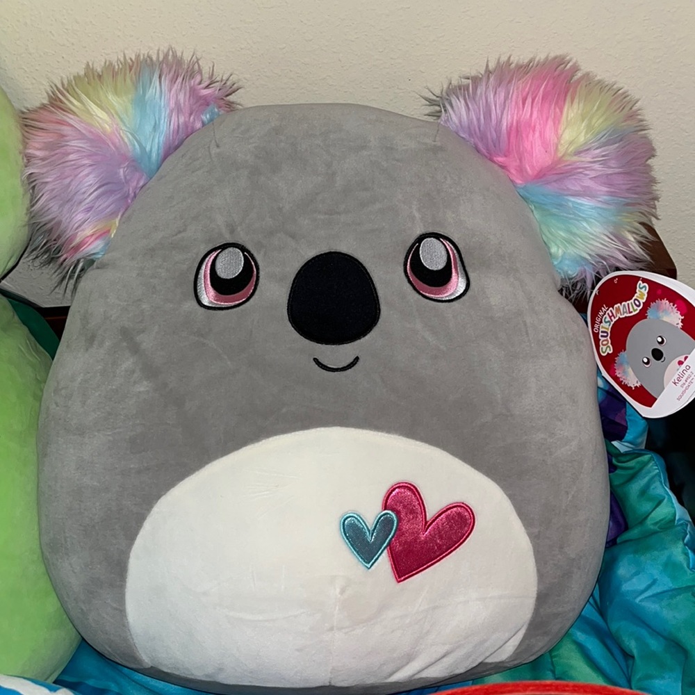 Squishmallows Kelina the Koala Valentine’s Special 16” NWT small rip on tag